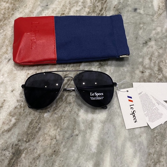 NWT Le Specs Drop Top Aviator Sunglasses - Picture 2 of 9